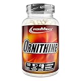 IronMaxx L-Ornithin – Nahrungsergänzungsmittel für eine erhöhte Regenerationskraft besonders in der Muskelaufbau Phase – 1 x 130 Kapseln