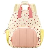 GAGAKU Kinderrucksack Mädchen 30cm Rucksack Kleinkind Kinderrucksack für 2-5 Jahre Kinder kindergartenrucksack Mini Tagesrucksack Reisetasche - Rosa Erdbeere