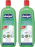 durgol Forte extra starker Entkalker für Urinstein & Kalk (2x1000ml) - Urinsteinentferner & Kalkentferner für WC, Dusche, Spülkasten - Spezial Profi Kalkreiniger flüssig - Kalkstein Reiniger Toilette