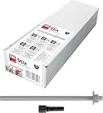 TOX Gewindestange Stix-VZ M10 x 130 aus galvanisch verzinktem Stahl M, inklusive Setzwerkzeug, 10 Stück im Karton, 070101131