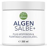 Biovana Algensalbe | Pflege von geschwollenen und müden Beinen | erfrischend und entspannend | 200 ml (1x)