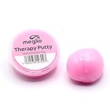 Meglio Therapie-Handknete 57 g – für Handübungen zur Erholung und Rehabilitation, Krafttraining und Stressabbau, variable Widerstandsstärke (Pink (extra extra weich))