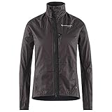 Klättermusen Damen Ansur Wind Jacke, Raven Burnt, S