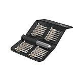 Hama Feinmechaniker Schraubendreher Mini (u.a. Kreuzschlitz, Schlitz, Torx Reparatur-Set magnetisch für Brille, Uhr, Laptop, Tablet, Handy, Kamera, Modellbau) Screwdriver, Werkzeugset 25-teilig