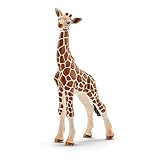 schleich 14751 Giraffenbaby, für Kinder ab 3+ Jahren, WILD LIFE - Spielfigur