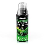 Aquarium Pflanzen Dünger – fördert sattgrünes Wachstum & starke Wurzeln – mit Eisen, Vitaminen & Spurenelementen – flüssiger Volldünger für Aquarienpflanzen & Wasserpflanzen – ARKA Plants Green 118 ml
