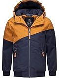 Ragwear Kinder Jungen Winterjacke Outdoorjacke mit Kapuze Jowell Cinnamon Gr. 128