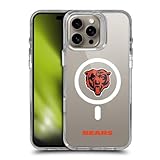 Head Case Designs Offizielle NFL Logo Chicago Bears Stoßfeste Stoßfänger-Telefonhülle [Militärischer Schutzgrad] Kompatibel mit Apple iPhone 16 Pro Max und Kompatibel mit MagSafe