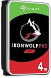 Seagate IronWolf Pro 4 TB ST4000NE001 NAS interne Festplatte, CMR 3,5 Zoll, SATA 6 Gb/s 7.200 U/min, 256 MB Cache, für RAID Network Attached Storage (erneuert)