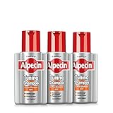 Alpecin Tuning Caffeine Shampoo 3 x 200 ml | Behandlung zur Erhaltung der dunklen Haarfarbe und fördert das natürliche Haarwachstum, für Männer