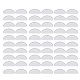 NEPAK 30 Paar Adhesive Nasenpads Brillen Pads & Anti Rutsch Silikon Brillen Pads für Brillen Sonnenbrillen(1mm,Transparent)