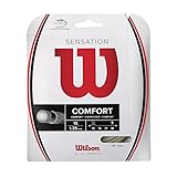 Wilson Unisex Tennissaite Sensation, natur, 12,2 Meter, 1,35 mm, WRZ940900