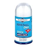 Murnauers Kristall Deo Stick, 24h Schutz, mild & hautverträglich, ohne Alkohol, 100g