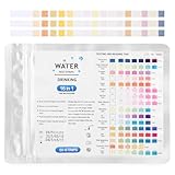 50PCS Wassertester Trinkwasser 16-in-1 Trink- und Aquarienwasser-Testkit Schnell und genau pH, Chlor, Härte, Blei, Kupfer und mehr für Haus, Pool, Hydroponik, Urin, Brunnen und Leitungswasser