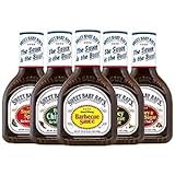 SWEET BABY RAY'S® | BBQ Saucen - 5er MIX (5 x 425ml) Original amerikanische Barbecue Sauce | USA Grillsauce mit rauchigem, smoke Geschmack