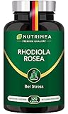 RHODIOLA ROSEA Rosenwurz Kapseln - Hochdosiert, laborgeprüft, in Deutschland produziert - 100% VEGAN