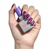 HALMAI OneCoat Katzenlack Gel mit Magnet, 5-in-1 ersetzt Base Color Builder Top, Schnelltrocknend UV/LED, Einfache DIY Nägel Geschenk für Anfänger & Heimgebrauch (Lila)