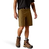 Ariat Men's Rebar DuraStretch Made Tough 10' Short, Dark Olive, 34