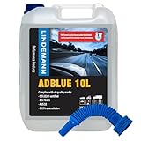 LINDEMANN Adblue 10L - Inklusive Einfüllschlauch (hinter dem Etikett) - ISO 22241 - UREA AUS32 Grade - Für alle Automarken (BMW, VW, Mercedes und Mehr) - Ad Blue Kanister Mit Einfüllhilfe (2)