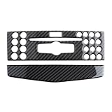 GHYIKNS Auto Knopf Knopfaufkleber lants Kompatibel Mit Benz Für C-Klasse W204 C200 C260 C300 C180 2007 2008 2009 2010 Auto-Mittelkonsole, Klimaanlage, CD-Panel-Abdeckung(A)