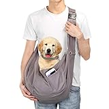 Hundetasche, AGPTEK große Haustiertasche für kleinen Hund und Katze | Tragekraft bis 15kg – Angenehm, einstellbar, perfekt für den Spaziergang, Aktivitäten im Freien und Ausflüge am Wochenende