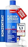 PRINOX 1000ml Fliesenreiniger & Fugenreiniger Konzentrat EXTRA STARK - Reiniger zum Entfernen von hartnäckigen Verschmutzungen, Kalk oder Seifenresten im Bad