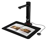 DLAZUM K21 A3/A4-Buchdokumentenscanner mit Fester Halterung, hochauflösender 23-MP-Scanner mit automatischer Glättung, mehrsprachiger Dokumentenscankamera