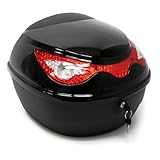 Top Case 22L schwarz Motorradkoffer Helmkoffer Roller...