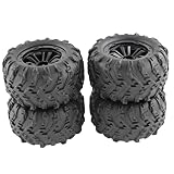 4 Stück RC Auto Gummireifen, Rallyereifen Radreifen Set...
