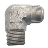 Jonikuper Winkelrückschlagventil, Zinklegierung, rechtwinkliger Adapter, Ersatz für Luftanschlussverschraubungen – 1/4, 1/2, 1/8 Zoll Stecker auf Stecker (J)