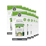 BORCHERS Stevia Süßstofftabletten, Tafelsüße 12x 120 Tabletten, Stevia-Zucker-Mischung, kalorienarm, praktischer Spender, Süßungsmittel, Zuckeralternative
