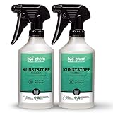 bio-chem Kunststoffreiniger 2x 500 ml, PVC-Reiniger, Rauchgeruch-Entferner, Nikotin-Entferner, Kraftreiniger für Kunststoff-Fenster, Fenster-Rahmen, Heizkörper, Gartenmöbel, u.v.m.