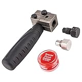 Amerbm Bördelgerät Bremsleitung | 4-TLG Universal Bremsleitungs Bördelgerät Satz | SEA 3/16' (4.75mm) Handgeführtes Bremsleitungen Werkzeug für Auto Reparatur der Bördelungen