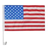 AZ FLAG - Autofahne Usa Vereinigte Staaten - 45x30 cm - Vereinigten Staaten Von Amerika Autoflagge 30 x 45 Cm - Auto Flaggen