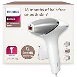 Philips Lumea IPL 8000 Series Haarentfernungsgerät mit SenseIQ Technologie – Alternative zur Laserhaarentfernung – 3 Aufsätze für Körper, Gesicht & Präzisionsbereiche (BRI946/00)
