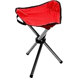 Dreibein Campinghocker Angelhocker Campingstuhl Outdoor Camping Hocker Faltstuhl Praktischer Klapphocker mit Tragegurt und Tragetasche Ideal für Unterwegs