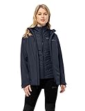 Jack Wolfskin Damen Glaabach 3in1 Jkt W Jacket, Night Blue,...