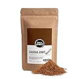 Spicy Welt Cassia Zimt Gemahlen (250g) – Feines Zimtpulver aus Cassia für Milchreis, Gebäck, Porridge & Desserts | Süßlich-Warm & Duftend in Winterrezepten | 100% Naturrein, Ohne Zusätze