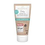 MABYEN Wind- und Wettercreme 50 ml | ÖKO-TEST Sehr gut - Babycreme Körper und Gesicht - Zertifizierte Naturkosmetik - Natrue, Vegan, Parfümfrei, Wasserfrei.