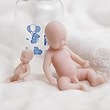 COSDOLL Mini Reborn Puppe Baby - Silikon Ganzkörper Minipuppe, Geschenk für Kinder, Jungen, Mädchen Kinder 3+ (5cm und 10cm)