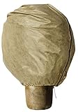 Windhager Winter-Vlieshaube Protect Kälteschutz Frostschutz Gartenvlies Abdeckvlies, Größe XL, 1,1 x 1,1m, Beige, 06832