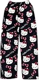 Pyjama Bottoms,Women's Pyjamas,Schlafanzug Damen Lang,Weihnachts Pyjamahose,Fluffy Casual Pyjama Hosen,Soft Flannel Anime Cartoon Kawaii Warm Schlafanzughosen,Cute Schlafhose Weich Kuschelhose