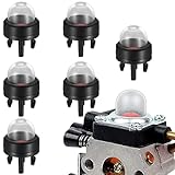 6 Stücke Vergaser Primer Pumpe,Mini-vergaser-öl-Blase Snap-In Primer Bulb Rasenmäher für Kettensägen Gebläse Trimmervergaser Motorsense Rasenmäher