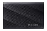 Samsung Portable SSD T9, 4 TB, 2.000 MB/s Lesen, 2.000 MB/s Schreiben, USB 3.2 Gen.2x2, Externe Festplatte für professionelle Anwender, Kompatibel mit Mac, PC, Smartphone und 12K Kameras, MU-PG4T0B/EU