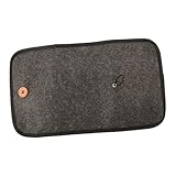 Beaupretty Gurt Aufbewahrungstasche Armband-Organizer-Tasche Reise-Aufbewahrungstasche Uhrenarmbandbeutel armband tragetasche WatchBand Storage Organizer armband zubehör gefühlt Grau