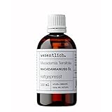 Macadamiaöl kaltgepresst 100ml - 100% reines Öl (Macadamia Integrifolia) von wesentlich.