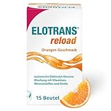 ELOTRANS reload - isotonische Elektrolyt-Glucose-Mischung - Nahrungsergänzungsmittel mit Magnesium, Kaliumchlorid, Cholin und B-Vitaminen - 1 x 15 Beutel