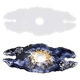 Nifocc Weinregal Silikonform Unregelmäßige Kristall Epoxy Weingläser Tablett Halter harzform für Home Küche Shop Bar Tischdekoration