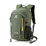 SKYSPER Wanderrucksack 20L, LANTC 20 Trekkingrucksack Leicht Rucksack mit Rückenbelüftung aus atmungsaktivem 3D Air Mesh Polyester Camping Outdoor Wandern Rucksack