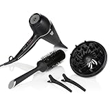 ghd air hair drying kit, professioneller Haartrockner mit Diffusor, Bürste, Clips und Aufbewahrungstasche